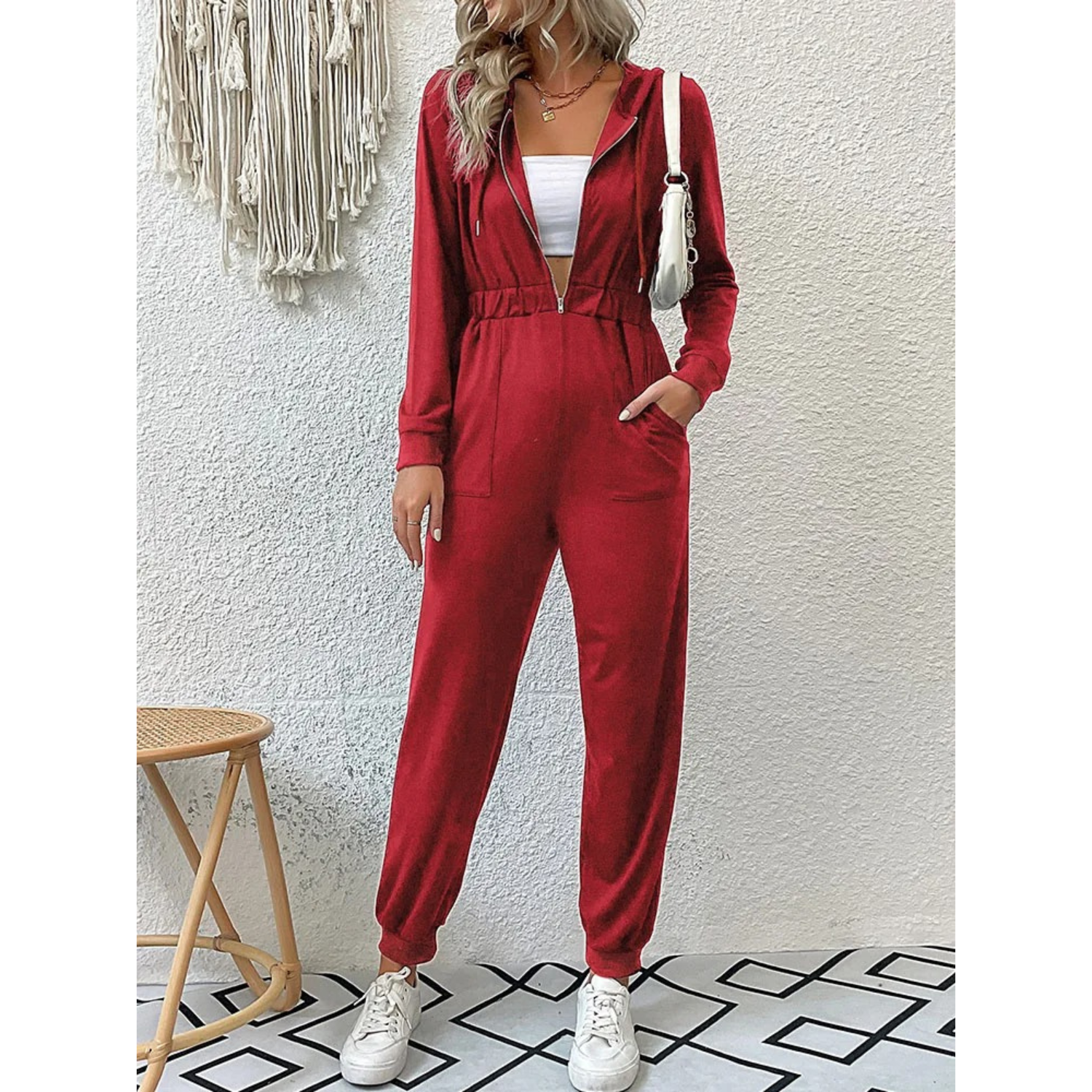 Ladies Luxury Retro Jumpsuit Survêtement & Jogging | Parfait à porter tous les jours Evani Paris