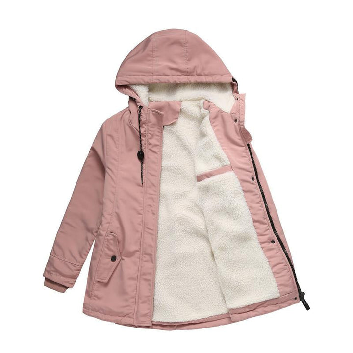 Emma | Thick Winter Coat with Quilted Lining For Warmth