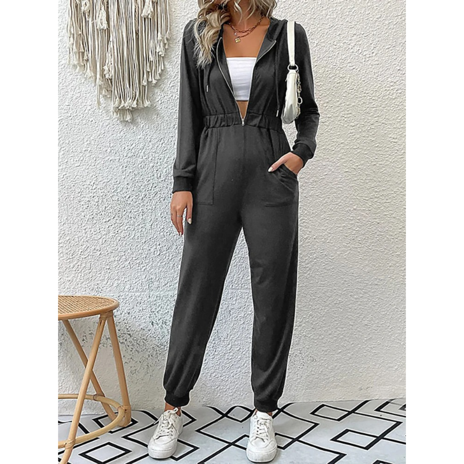 Ladies Luxury Retro Jumpsuit Survêtement & Jogging | Parfait à porter tous les jours Evani Paris