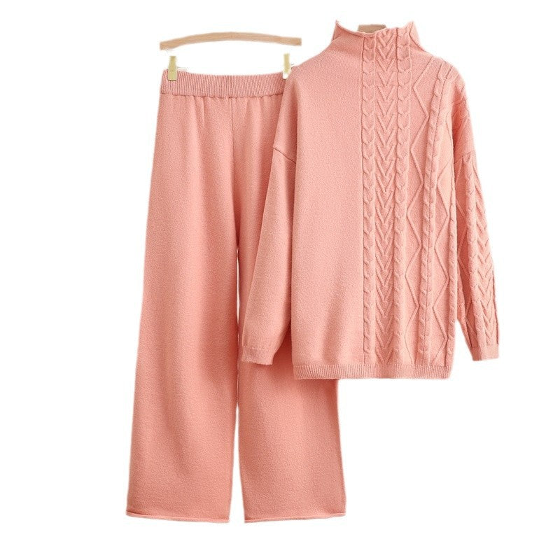 Isabelle-mode | Ensemble chaud composé d'un pull à col roulé et d'un pantalon Evani Paris