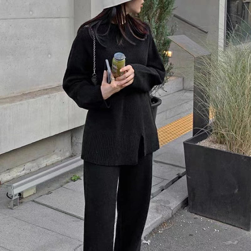 Isabelle-mode | Pantalon droit à jambes larges Evani Paris