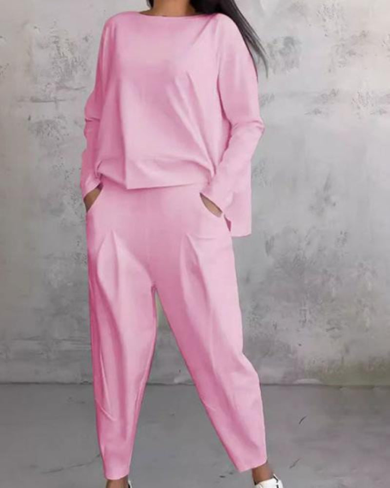 Céleste | Ensemble deux pièces pour femmes avec une coupe confortable - un ensemble élégant pour toutes les occasions Evani Paris